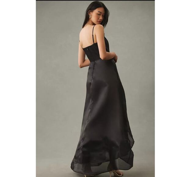 NWT ANTHROPOLOGIE Hutch Cascading Ruffle Dress $240 MEDIUM Smocked Strappy - Picture 4 of 5